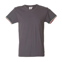 5 Piezas - Camiseta de trabajo de cuello en V 100% Algodón JRC New Milano 989973