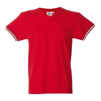 5 Piezas - Camiseta de trabajo de cuello en V 100% Algodón JRC New Milano 989973