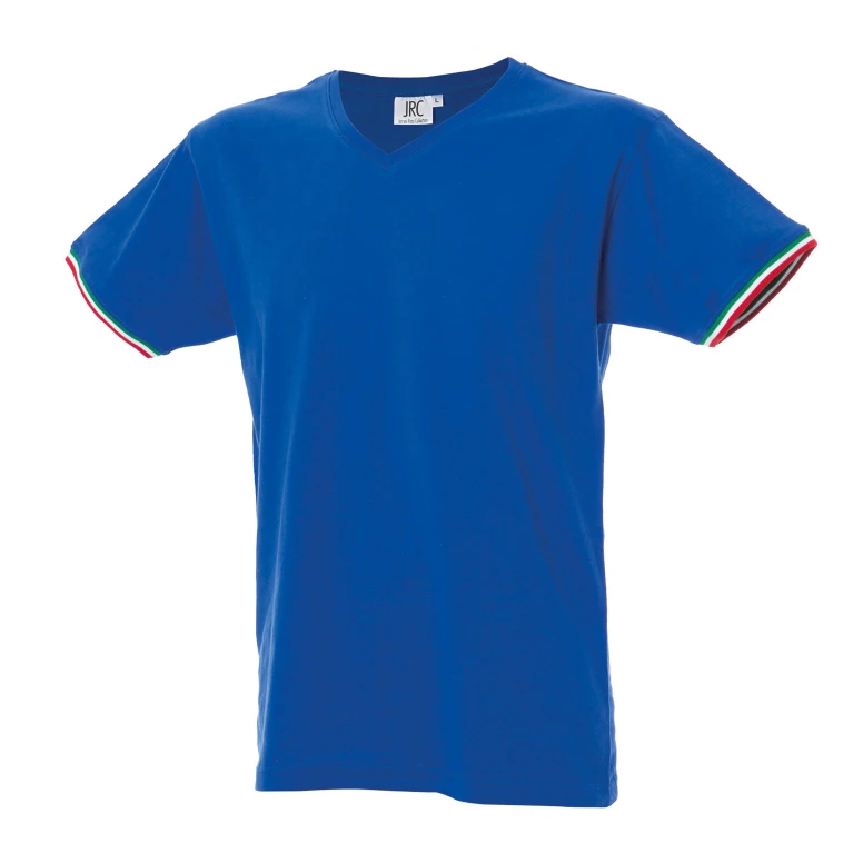 5 Piezas - Camiseta de trabajo de cuello en V 100% Algodón JRC New Milano 989973