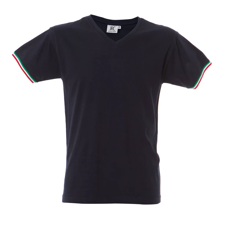 5 Piezas - Camiseta de trabajo de cuello en V 100% Algodón JRC New Milano 989973