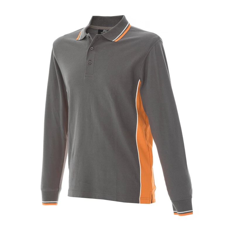 Polo de trabajo de manga larga 100% Algodón JRC Malta 992126