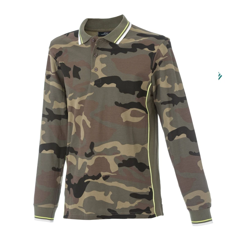 Polo de trabajo de manga larga 100% Algodón JRC Malta 992126