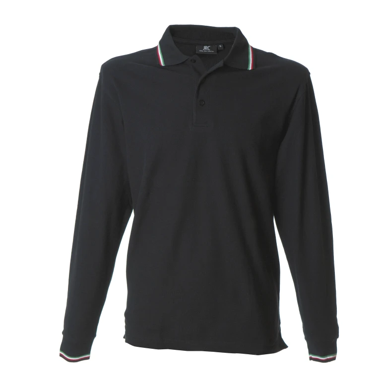 Polo de trabajo de manga larga 100% Algodón JRC Savona 989843