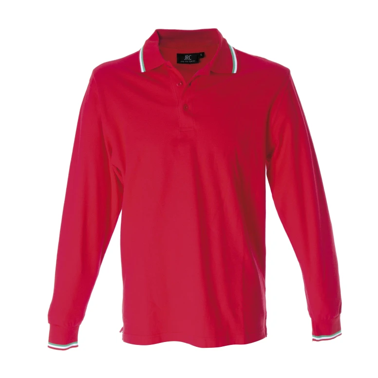 Polo de trabajo de manga larga 100% Algodón JRC Savona 989843