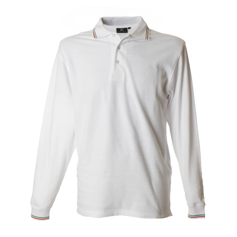 Polo de trabajo de manga larga 100% Algodón JRC Savona 989843