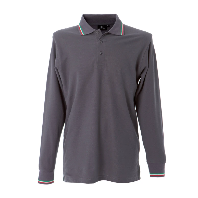 Polo de trabajo de manga larga 100% Algodón JRC Savona 989843
