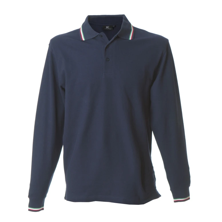 Polo de trabajo de manga larga 100% Algodón JRC Savona 989843