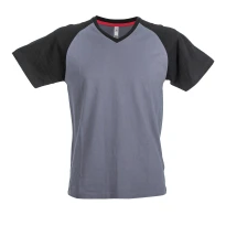 Camiseta de trabajo de cuello en V 100% Algodón JRC Alicante 992561