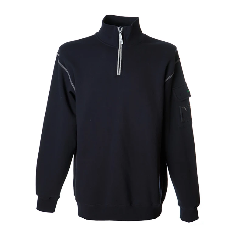 Sudadera con cremallera corta de trabajo JRC New Singapore 987104