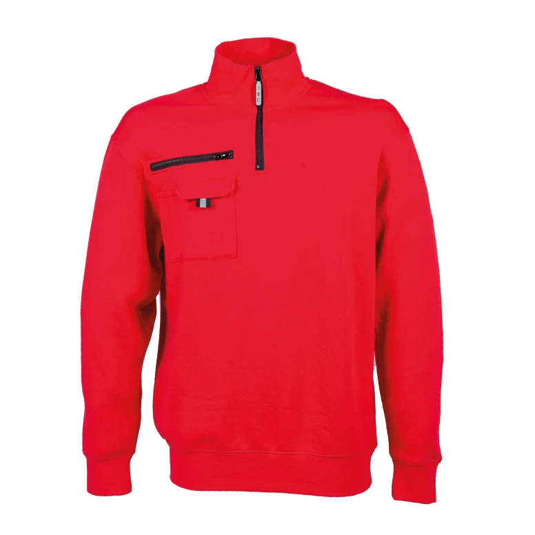 Sudadera con cremallera corta de trabajo Multibolsillos JRC Seul 989193