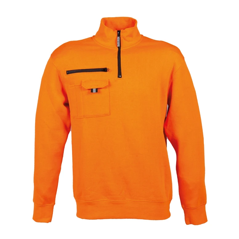 Sudadera con cremallera corta de trabajo Multibolsillos JRC Seul 989193