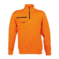 Sudadera con cremallera corta de trabajo Multibolsillos JRC Seul 989193