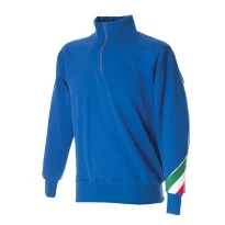 Sudadera con cremallera corta de trabajo 100% Algodón Made in Italy JRC Trento 988263