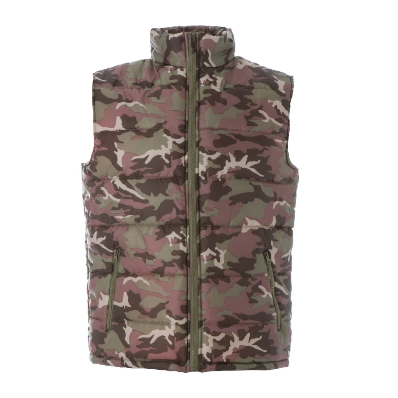 Chaleco de trabajo acolchado Multibolsillos JRC New Shanghai Camuflaje 990468