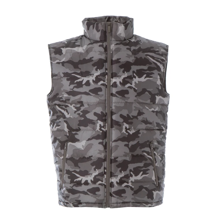 Chaleco de trabajo acolchado Multibolsillos JRC New Shanghai Camuflaje 990468