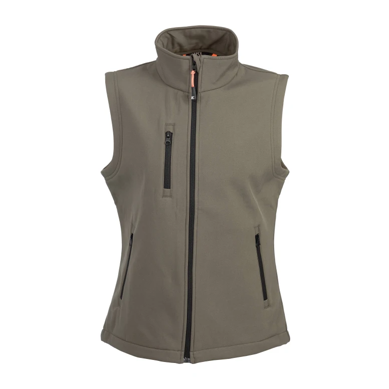 Chaleco de trabajo Stretch Softshell Multibolsillos JRC Tarvisio Mujer 992611