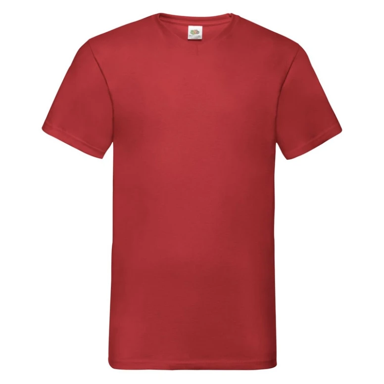 Camiseta de trabajo Fruit of The Loom cuello en V Valueweight de algodón 610660