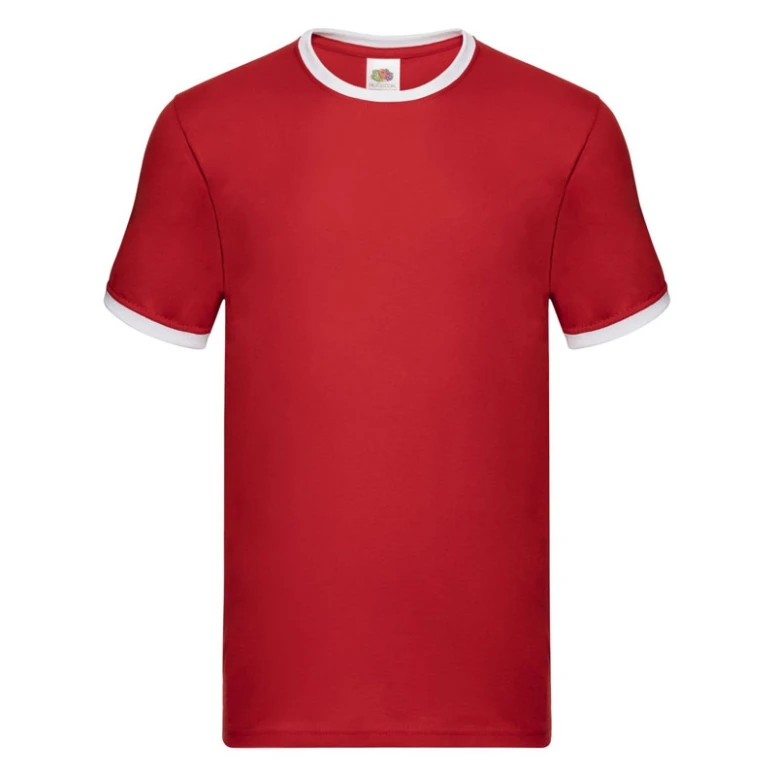 Camiseta de trabajo Fruit Of The Loom Ringer de algodón FR611680