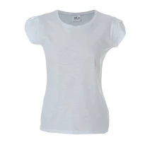 Camiseta de trabajo de cuello redondo 100% Algodón JRC Perth Mujer 990031 2