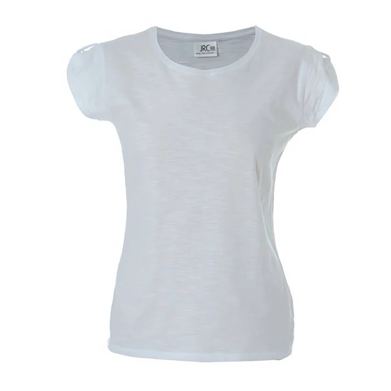 Camiseta de trabajo de cuello redondo 100% Algodón JRC Perth Mujer 990031