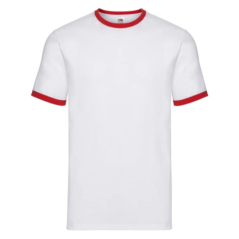 Camiseta de trabajo Fruit Of The Loom Ringer de algodón FR611680
