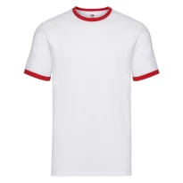 Camiseta de trabajo Fruit Of The Loom Ringer de algodón FR611680