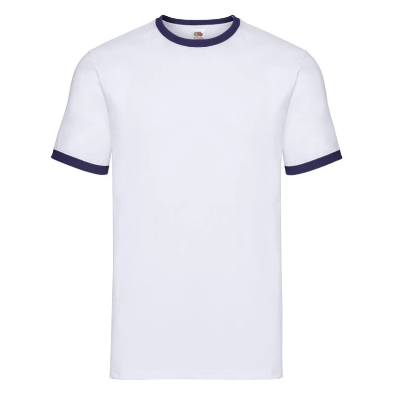 Camiseta de trabajo Fruit Of The Loom Ringer de algodón FR611680
