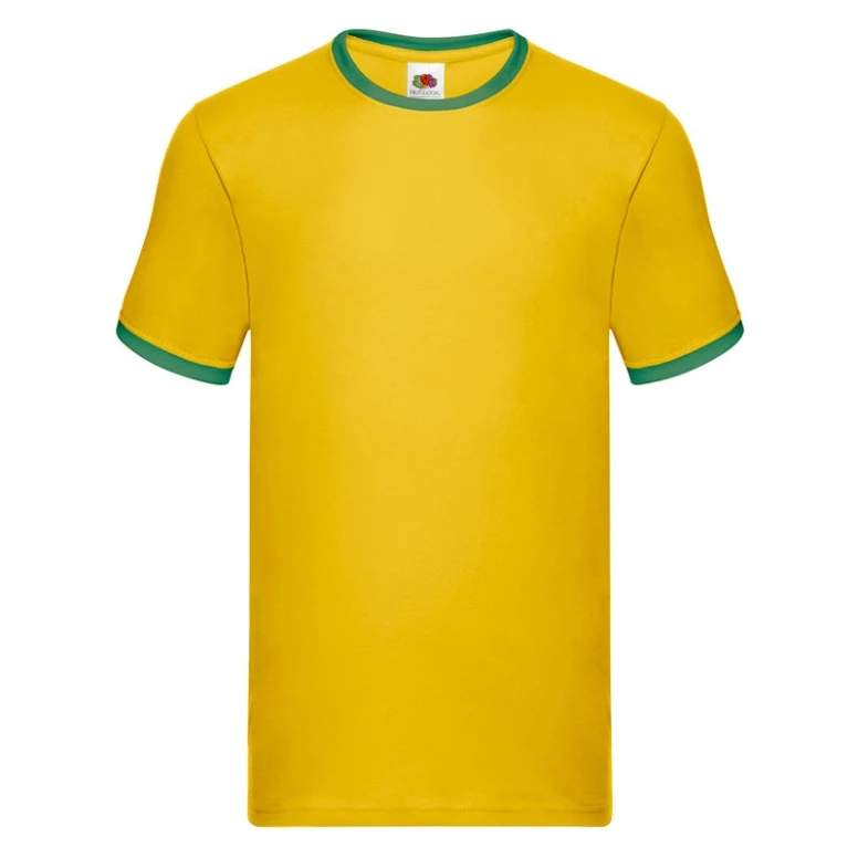 Camiseta de trabajo Fruit Of The Loom Ringer de algodón FR611680