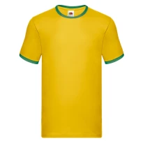 Camiseta de trabajo Fruit Of The Loom Ringer de algodón FR611680