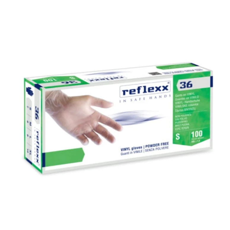 Guantes de vinilo sin polvo Reflexx R36