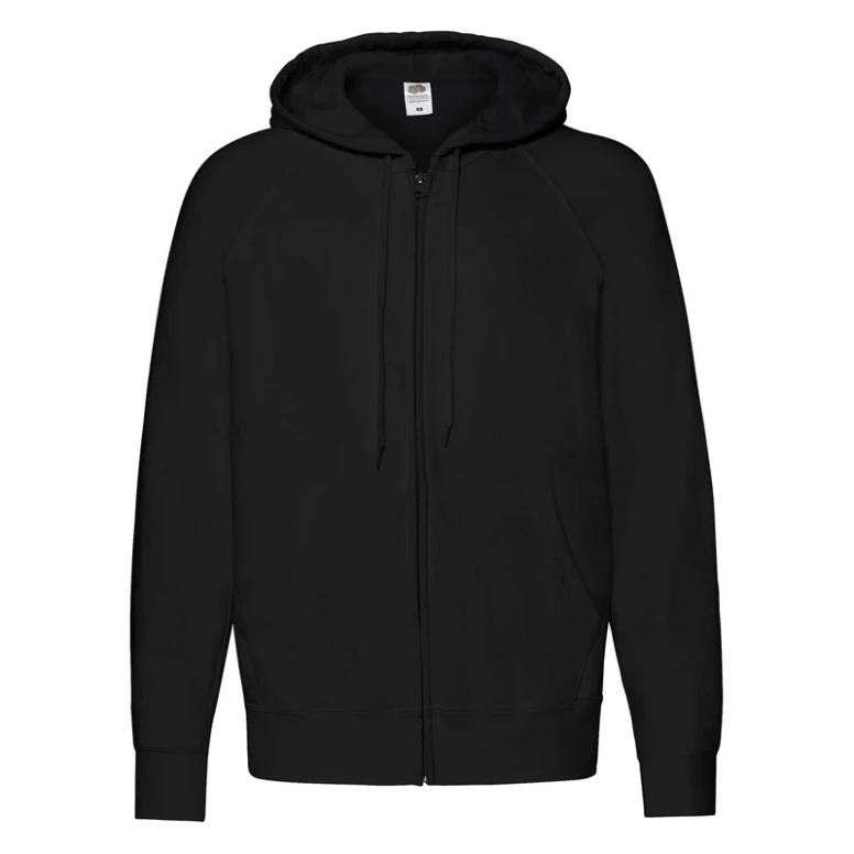 Sudadera de trabajo Fruit Of The Loom Ligera con capucha y cremallera larga FR621440