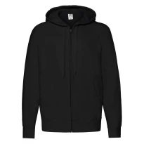 Sudadera de trabajo Fruit Of The Loom Ligera con capucha y cremallera larga FR621440