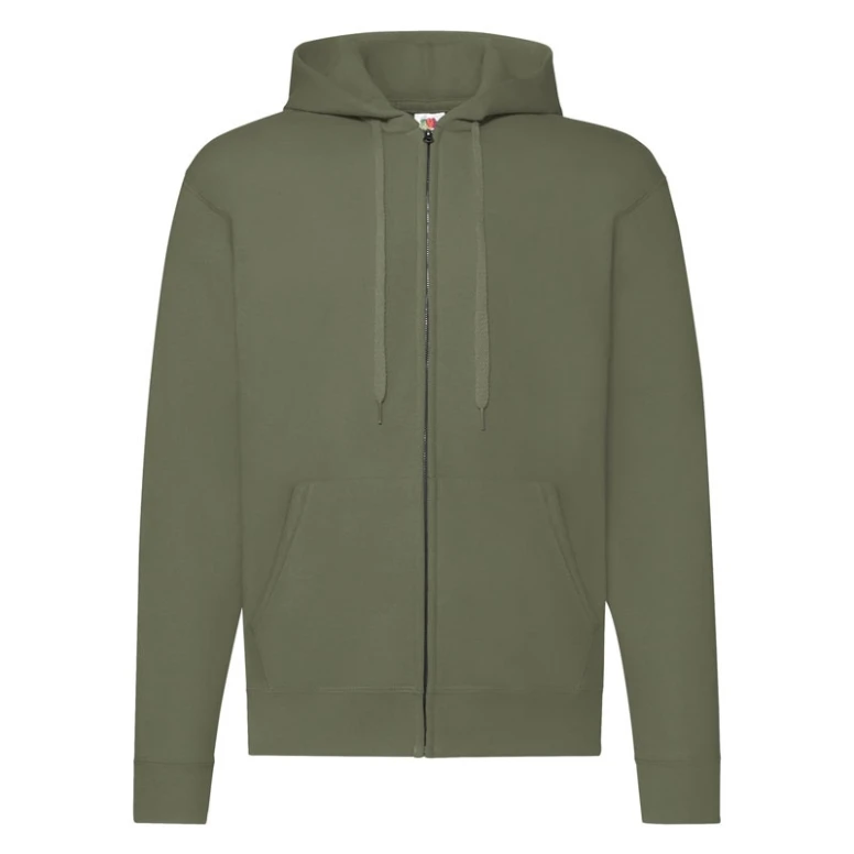 Sudadera de trabajo Fruit Of The Loom con capucha Forrado y cremallera larga FR620620