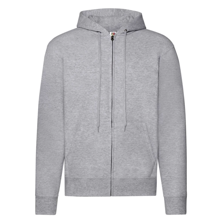 Sudadera de trabajo Fruit Of The Loom con capucha Forrado y cremallera larga FR620620