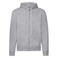Sudadera de trabajo Fruit Of The Loom con capucha Forrado y cremallera larga FR620620