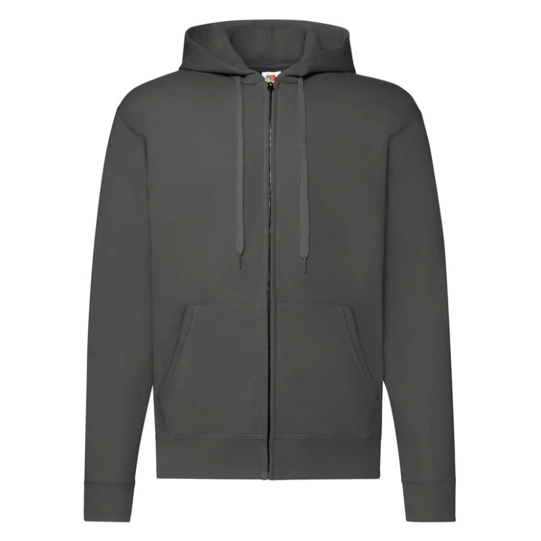 Sudadera de trabajo Fruit Of The Loom con capucha Forrado y cremallera larga FR620620