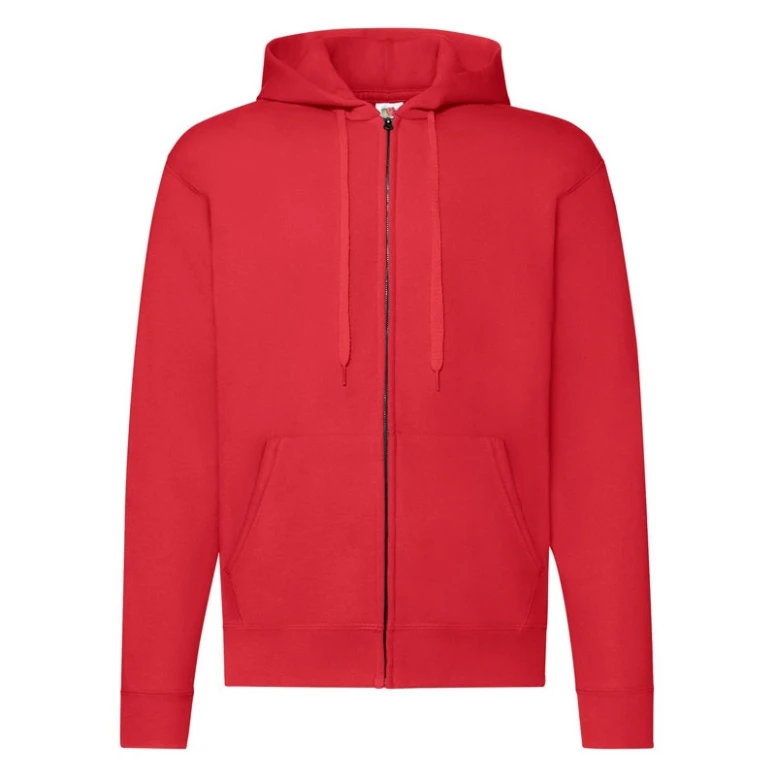 Sudadera de trabajo Fruit Of The Loom con capucha Forrado y cremallera larga FR620620