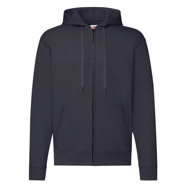 Sudadera de trabajo Fruit Of The Loom con capucha Forrado y cremallera larga FR620620