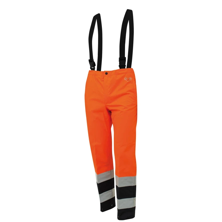 Liquidación total - Cubrepantalón Bicolor de Alta visibilidad Siggi Talla 2XL color naranja