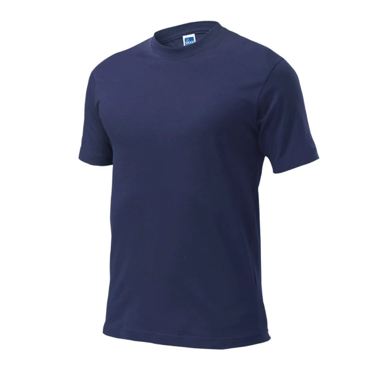 Liquidación total - Camiseta de trabajo Ischia Siggi 100% algodón Talla L color azul