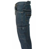 Pantalones vaqueros de trabajo Multibolsillos Stretch Mech Siggi