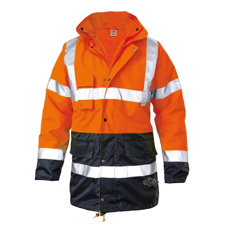 Abrigo Parka Bicolor con chaleco Alta Visibilidad Siggi