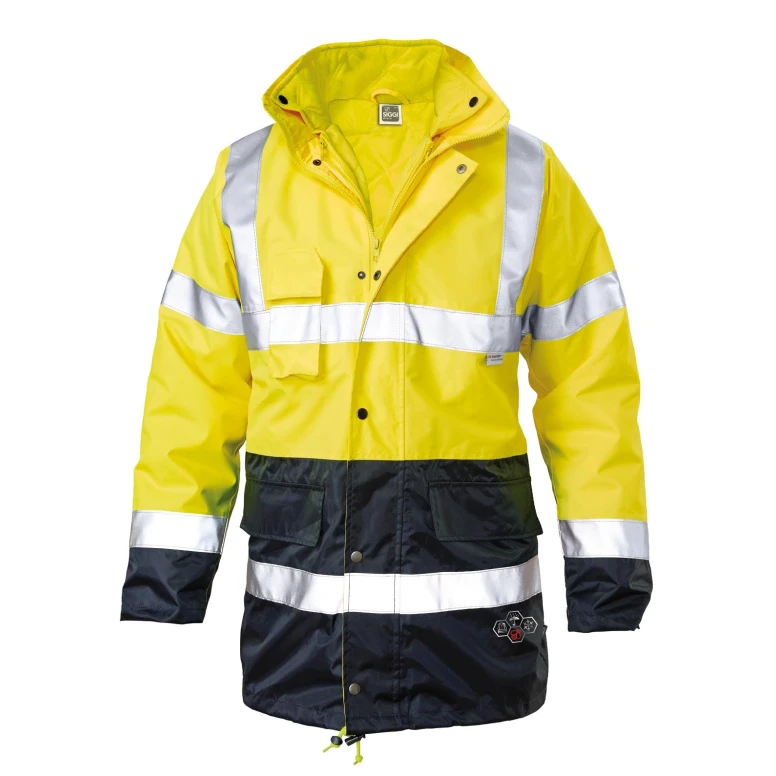 Abrigo Parka Bicolor con chaleco Alta Visibilidad Siggi