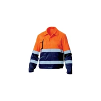 5 Piezas - Cazadora de trabajo Siggi bicolor Alta Visibilidad Step One AV 69SE0332/00-9016