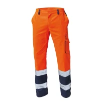 Pantalones de trabajo Siggi Bicolor Alta Visibilidad Step One AV 69SE0335/00-9016