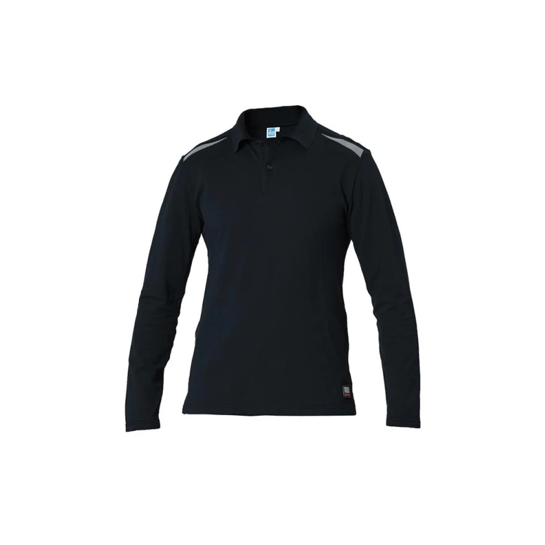 Liquidación total - Polo mangas largas de trabajo 100% algodón Siggi Task 2 23MA0550/00 Talla M color Azul