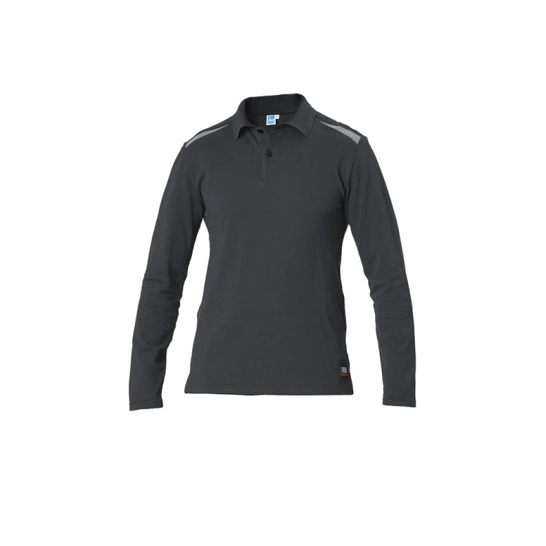 Liquidación total - Polo mangas largas de trabajo 100% algodón Siggi Task 2 23MA0550/00 Talla M color Azul
