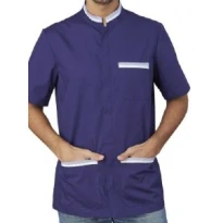 Blusa de hombre de manga corta con cremallera Roberto Horeca Siggi - 28CS1426/00-0001