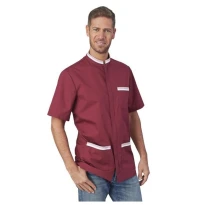 Blusa de hombre de manga corta con cremallera Roberto Horeca Siggi - 28CS1426/00-0001
