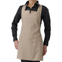 Delantal de mujer con peto Aurora Horeca Siggi a la altura de la rodilla - 28PZ0345/00-0111